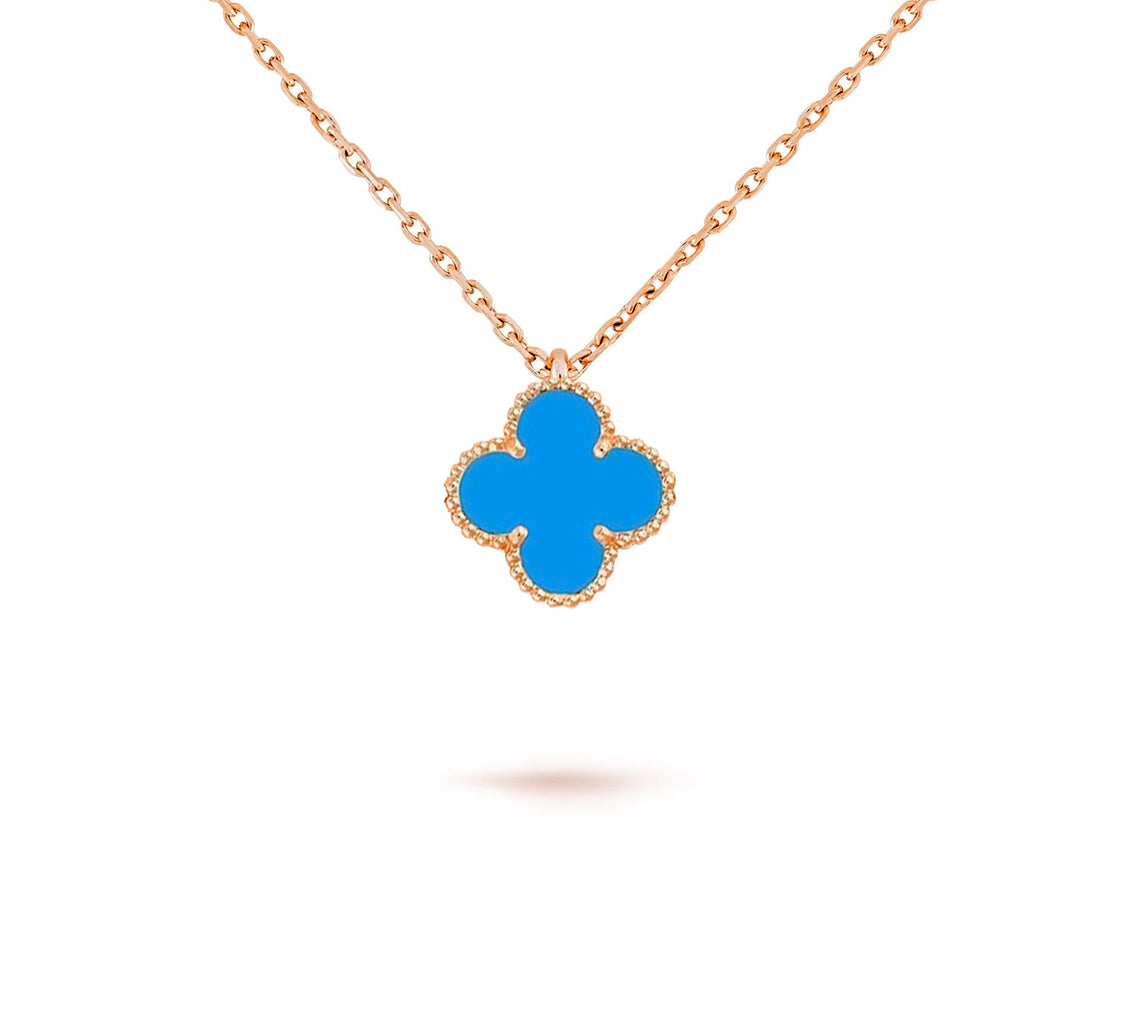 [Zalyn]9.5MM MINI CLOVER PENDANT NECKLACE COLLECTION