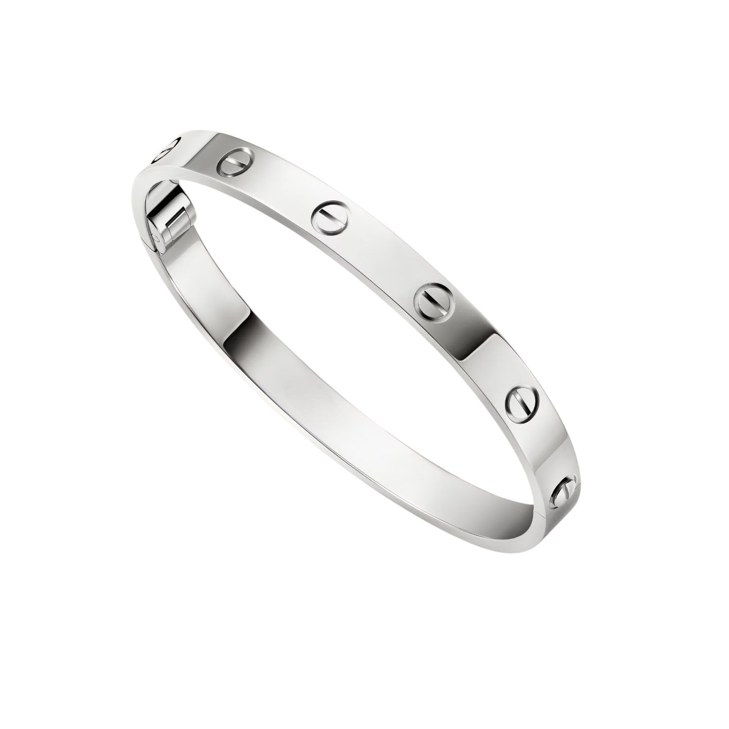 [Zalyn]CLASSIC 6.1MM LOVE SINGLE-SCREW CLOSURE BANGLE
