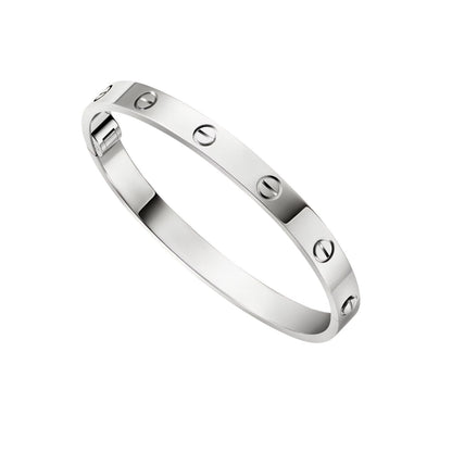[Zalyn]CLASSIC 6.1MM LOVE SINGLE-SCREW CLOSURE BANGLE