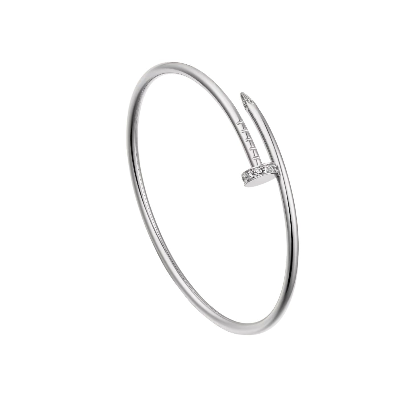 [Zalyn]JUSTE UN CLOU 2.5MM SMALL MODEL DIAMOND BANGLE