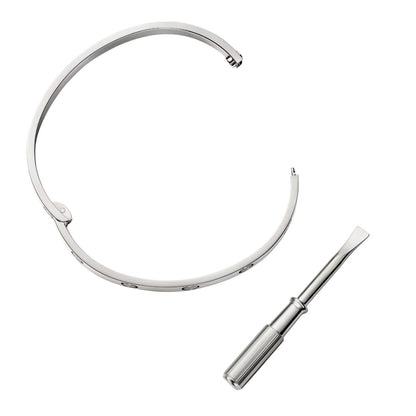[Zalyn]CLASSIC 6.1MM LOVE SINGLE-SCREW CLOSURE BANGLE