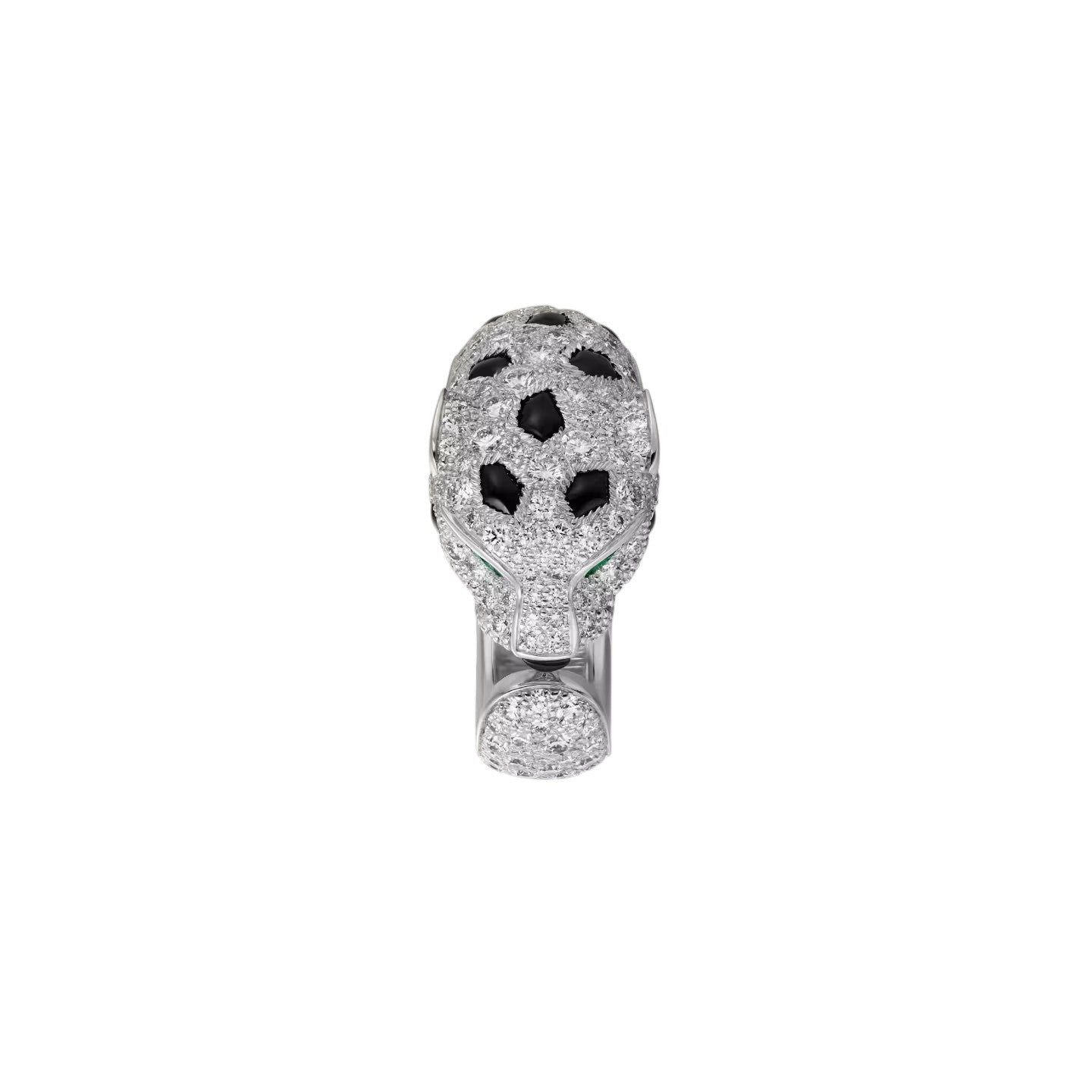 [Zalyn]PANTHÈRE DE DIAMOND HALF-PAVÉ MEDIUM RING