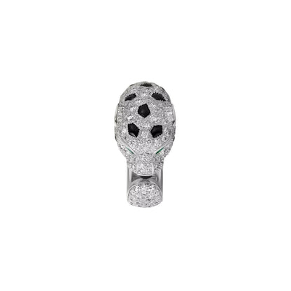 [Zalyn]PANTHÈRE DE DIAMOND HALF-PAVÉ MEDIUM RING