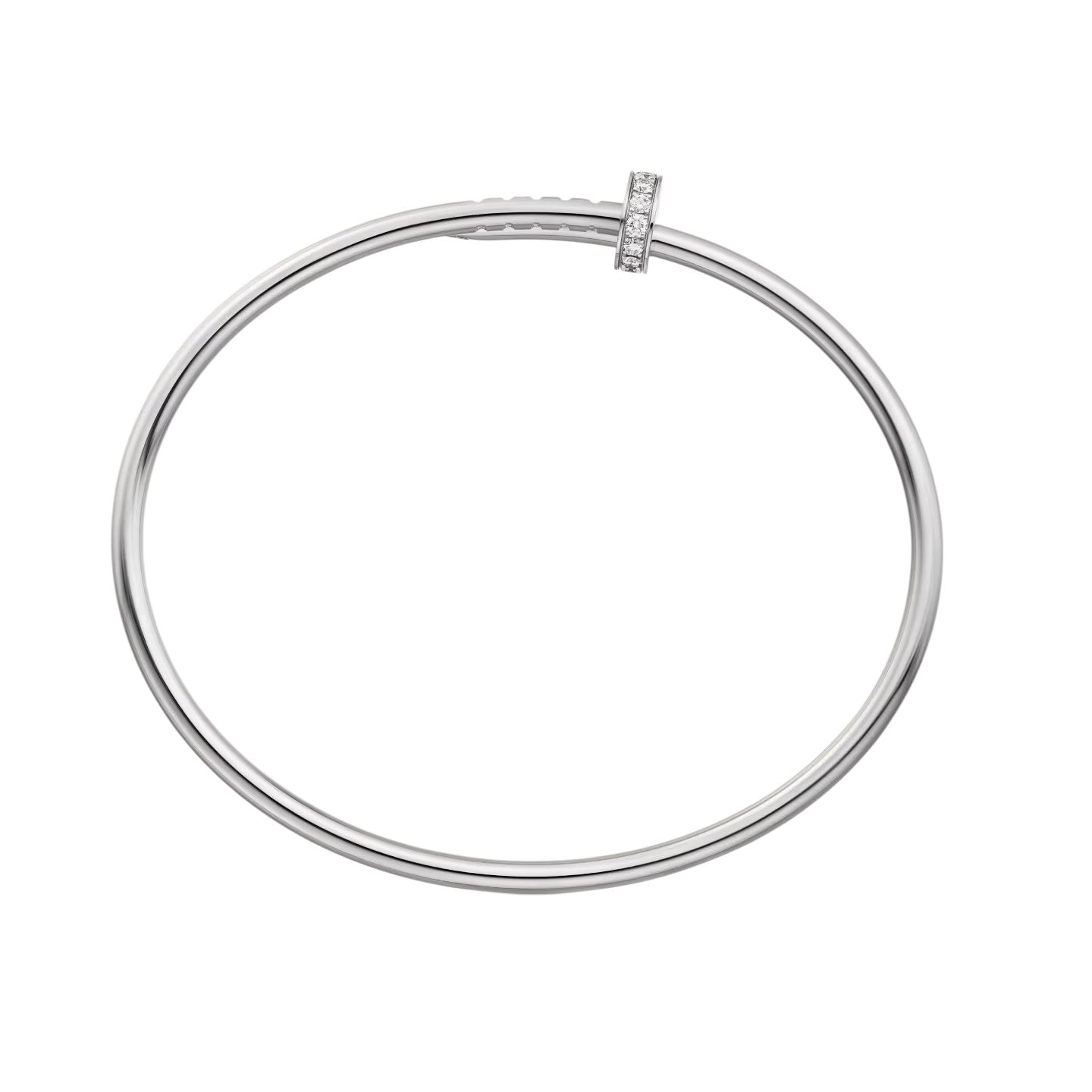 [Zalyn]JUSTE UN CLOU 2.5MM SMALL MODEL DIAMOND BANGLE