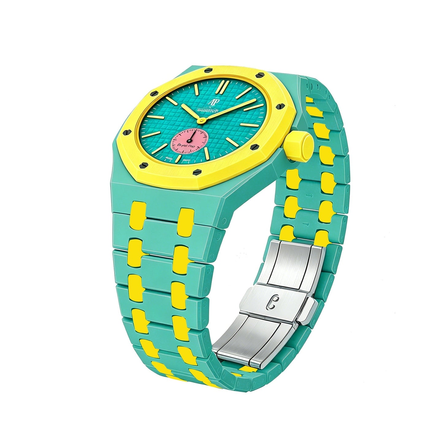 [Zalyn]Royal Oak Pop Exclusive Bioceramic Case & Bioceramic Strap Mix Color