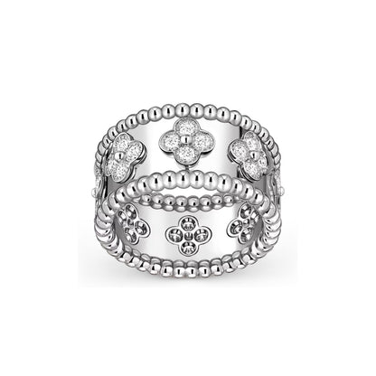[Zalyn]KALEIDOSCOPE RADIANCE WIDE BAND RING