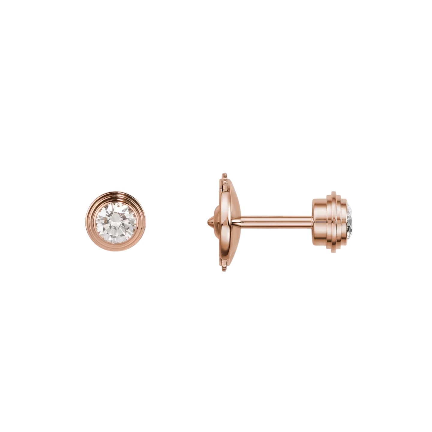 [Zalyn]D'AMOUR 5MM DIAMOND STUD EARRINGS