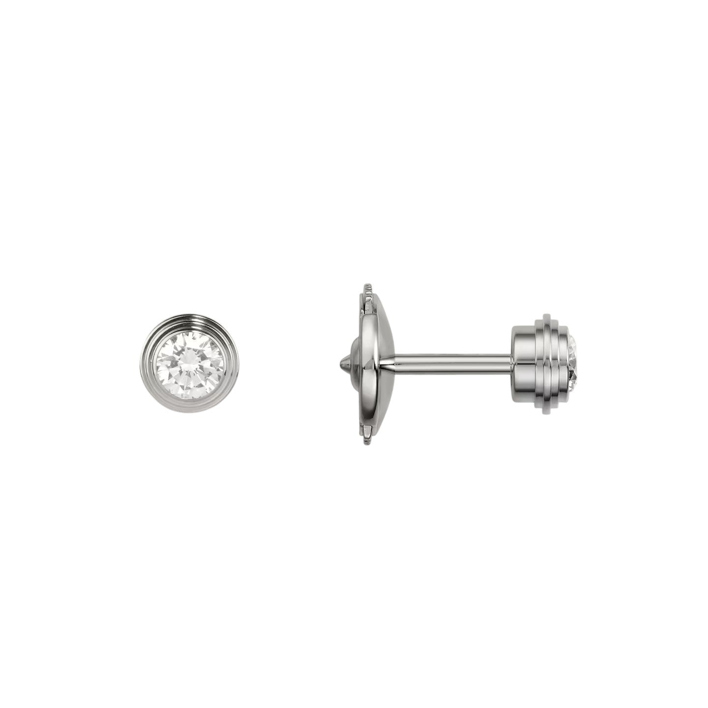 [Zalyn]D'AMOUR 5MM DIAMOND STUD EARRINGS