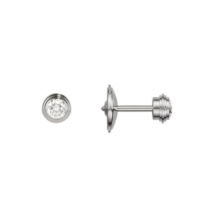 [Zalyn]D'AMOUR 5MM DIAMOND STUD EARRINGS