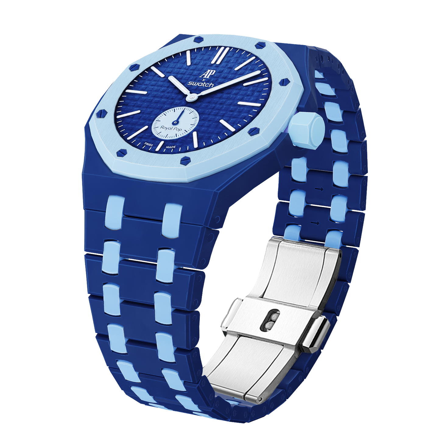 [Zalyn]Royal Oak Pop Exclusive Bioceramic Case & Bioceramic Strap Mix Color