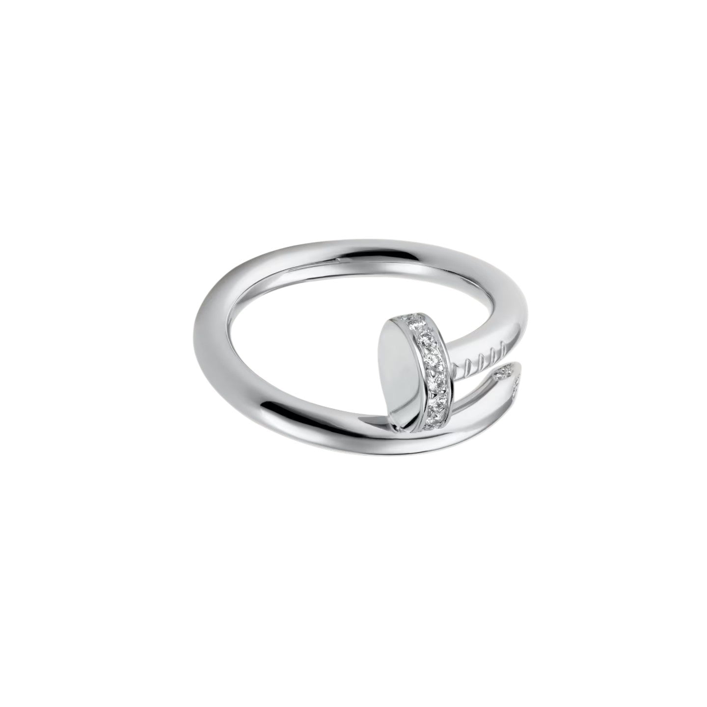 [Zalyn]CLOU 2.6MM DIAMOND RING
