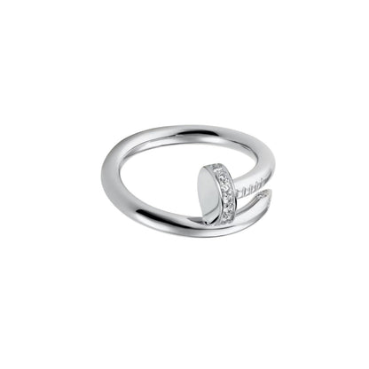 [Zalyn]CLOU 2.6MM DIAMOND RING