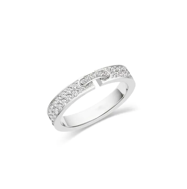 [Zalyn]ALLIANCE LIENS VIDENCE PAVED DIAMOND 4MM RING