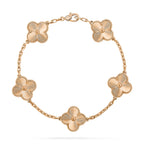 [Zalyn Jewelry ] CLOVER 5 MOTIF LASER BRACELET COLLECTION