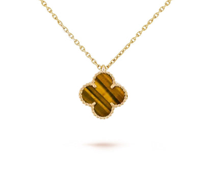 [Zalyn]9.5MM MINI CLOVER PENDANT NECKLACE COLLECTION
