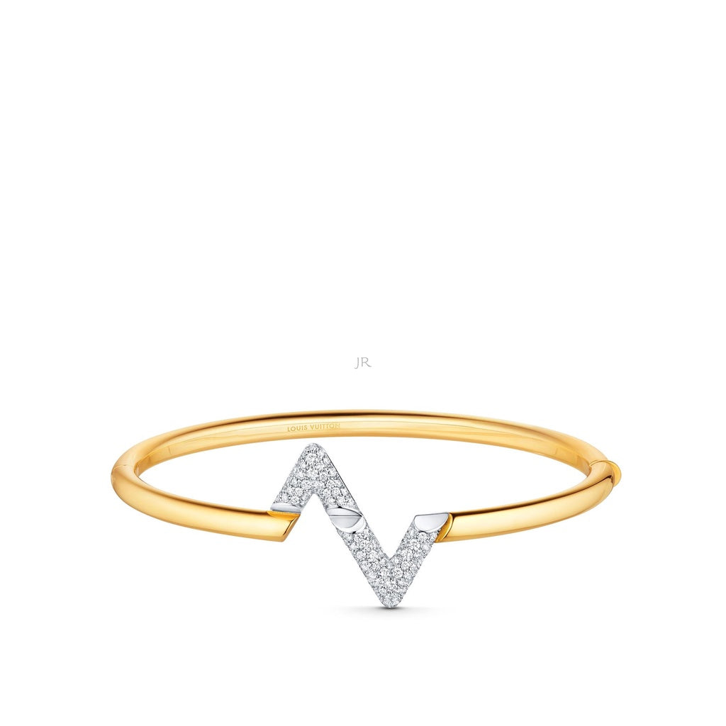 [Zalyn]VOLTE UPSITE DOWN GOLD DIAMOND BRACELET