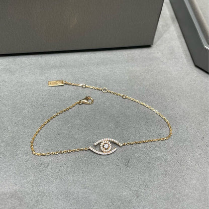 [Zalyn]LUCKY EYE PAVÉ-SET DIAMOND BRACELET