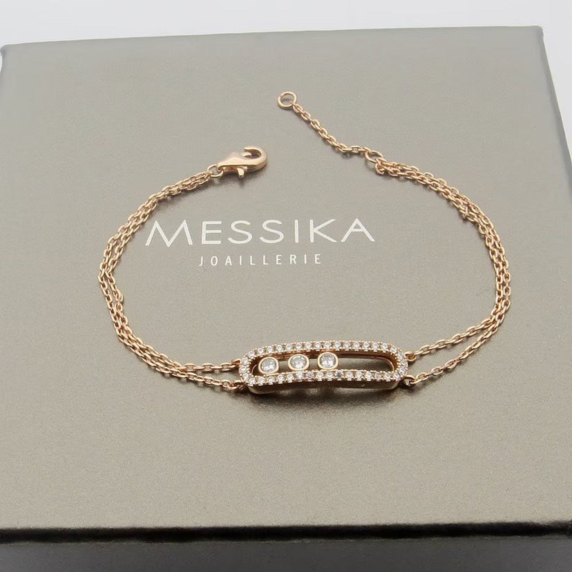 [Zalyn]MOVE CLASSIQUE PAVÉ DIAMOND BRACELET