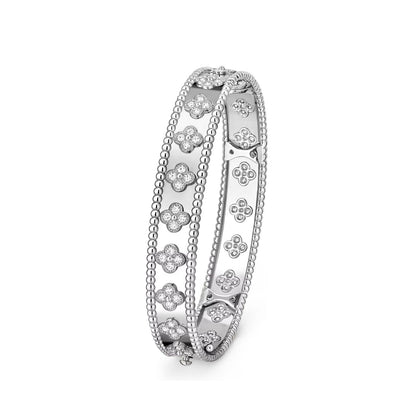 [Zalyn]KALEIDOSCOPE RADIANCE WIDE BANGLE BRACELET