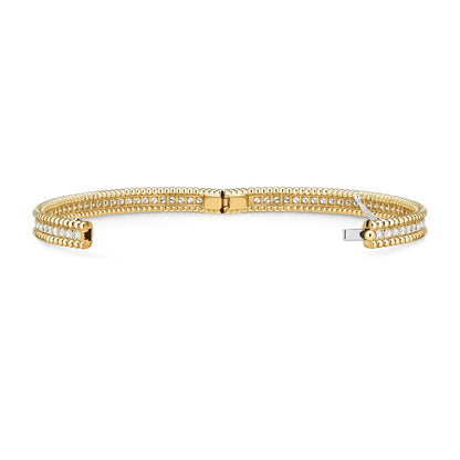 [Zalyn]SIGNATURE BEADED CHAIN BRACELET