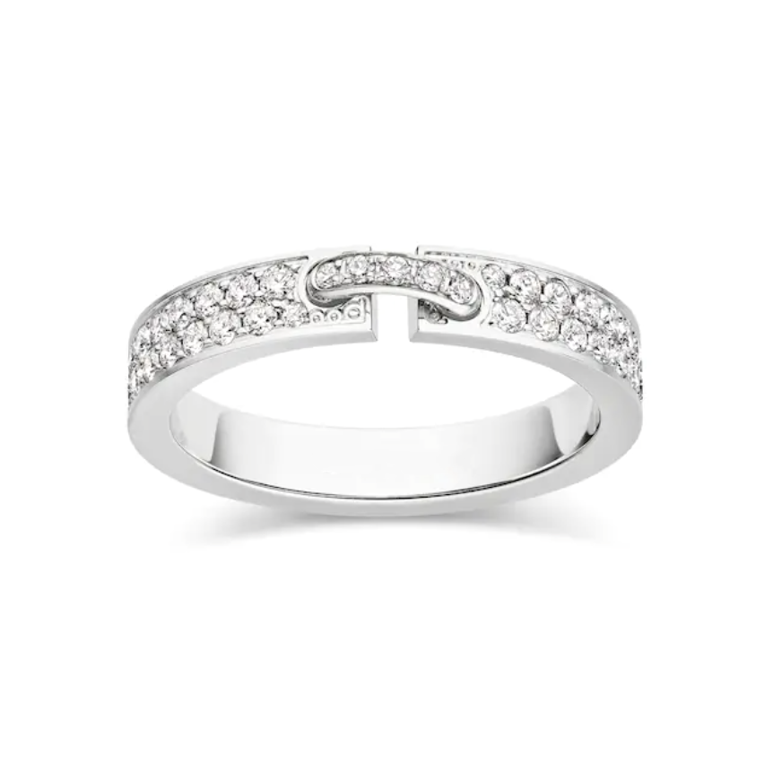 [Zalyn]ALLIANCE LIENS VIDENCE PAVED DIAMOND 4MM RING