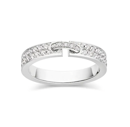 [Zalyn]ALLIANCE LIENS VIDENCE PAVED DIAMOND 4MM RING