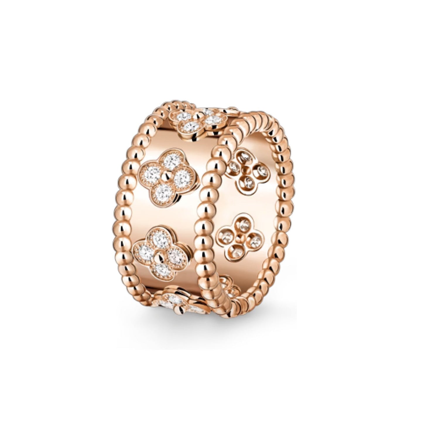 [Zalyn]KALEIDOSCOPE RADIANCE WIDE BAND RING