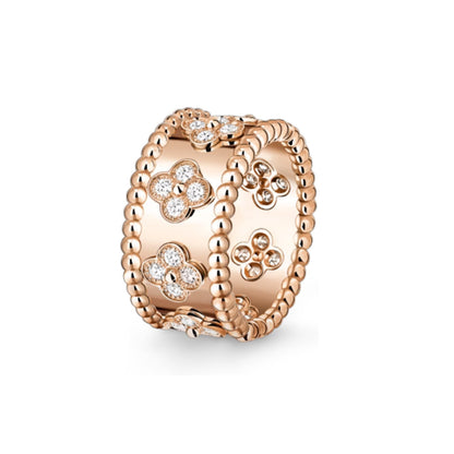 [Zalyn]KALEIDOSCOPE RADIANCE WIDE BAND RING