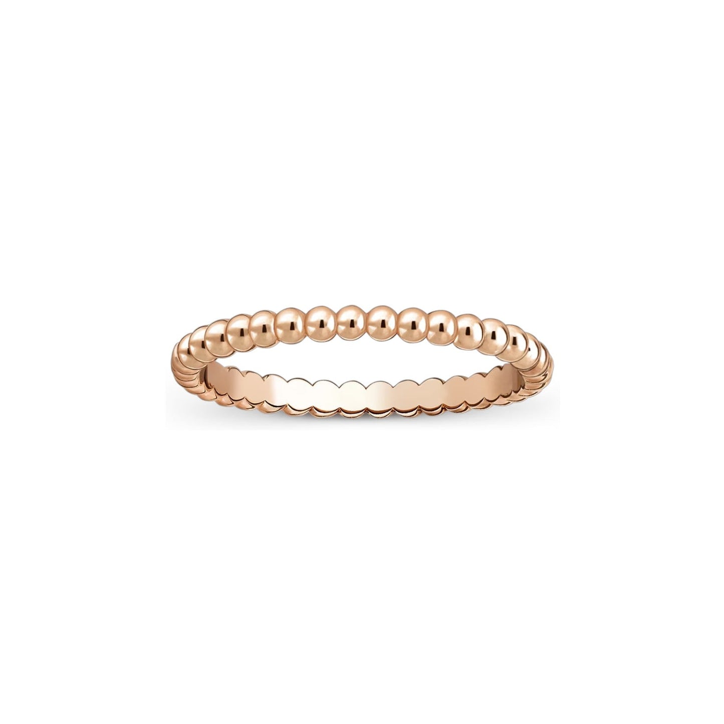 [Zalyn]SIGNATURE PERLÉE BEADED BAND RING