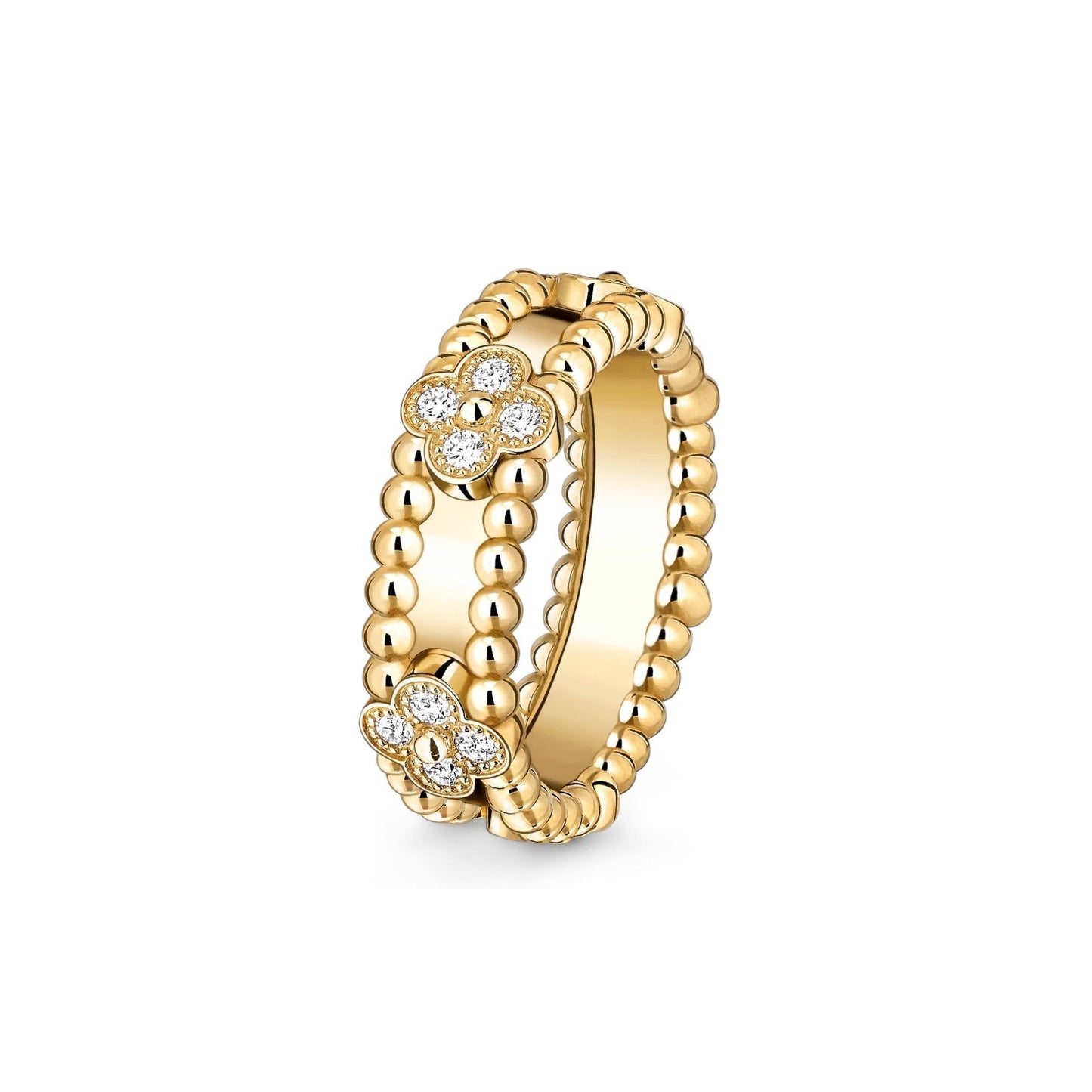 [Zalyn]SLIM KALEIDOSCOPE RADIANCE RING