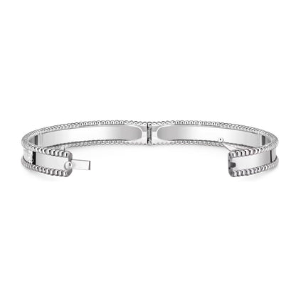 [Zalyn]SIGNATURE DUAL-BEADED BANGLE