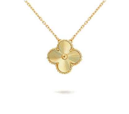 [Zalyn]15MM CLOVER FLOWER PENDANT NECKLACE COLLECTION