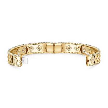 [Zalyn]KALEIDOSCOPE RADIANCE WIDE BANGLE BRACELET