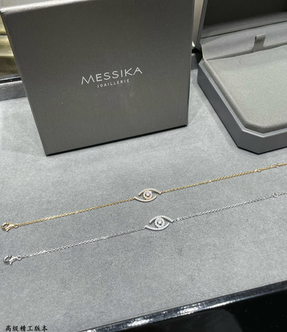 [Zalyn]LUCKY EYE PAVÉ-SET DIAMOND BRACELET