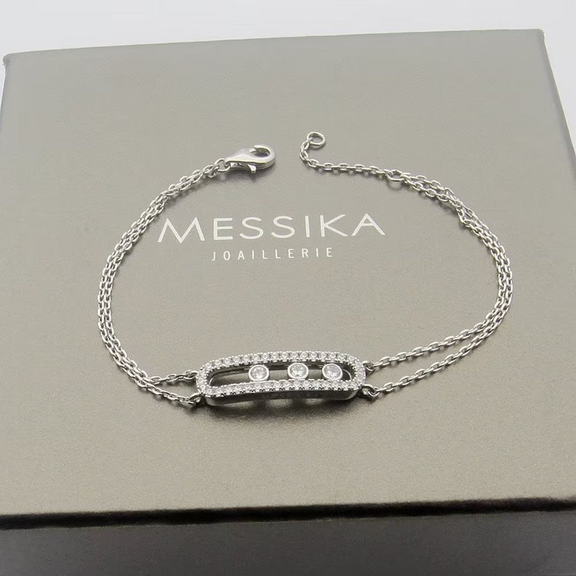 [Zalyn]MOVE CLASSIQUE PAVÉ DIAMOND BRACELET