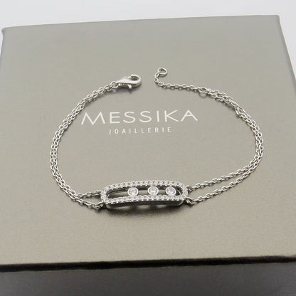 [Zalyn]MOVE CLASSIQUE PAVÉ DIAMOND BRACELET