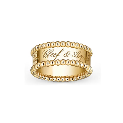 [Zalyn]SIGNATURE DUAL-BEADED BAND RING