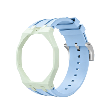 [Zalyn]Royal Oak Pop Exclusive Bioceramic Case & Silicone Strap Mix Color