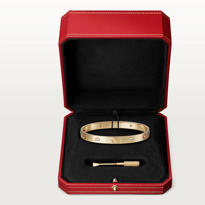 [Zalyn Jewelry ]LOVE BRACELET 6.1MM 4 DIAMONDS