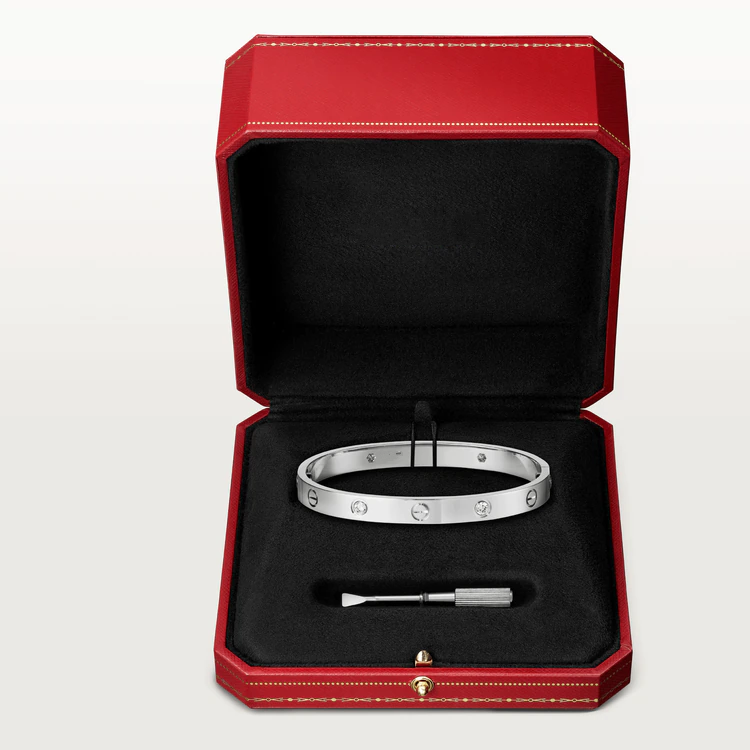 [Zalyn Jewelry ]LOVE BRACELET 6.1MM 4 DIAMONDS