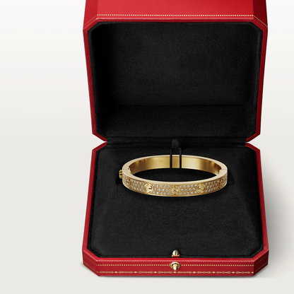 [Zalyn Jewelry ]LOVE BRACELET 6.1MM DIAMOND-PAVED