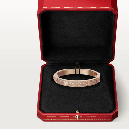 [Zalyn Jewelry ]LOVE BRACELET 6.1MM DIAMOND-PAVED