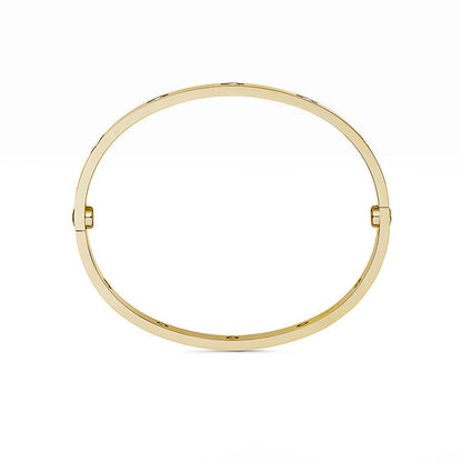 [Zalyn]CLASSIC 6.1MM LOVE BANGLE - 10-DIAMOND