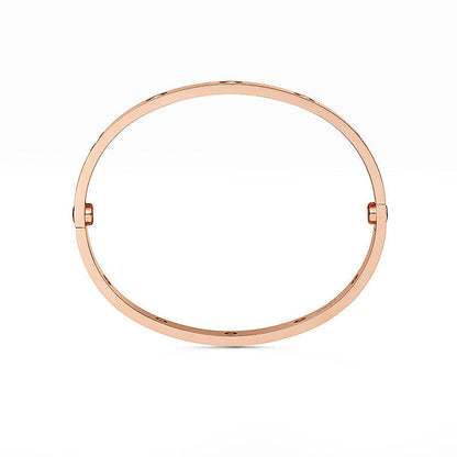 [Zalyn]CLASSIC 6.1MM LOVE BANGLE - 10-DIAMOND