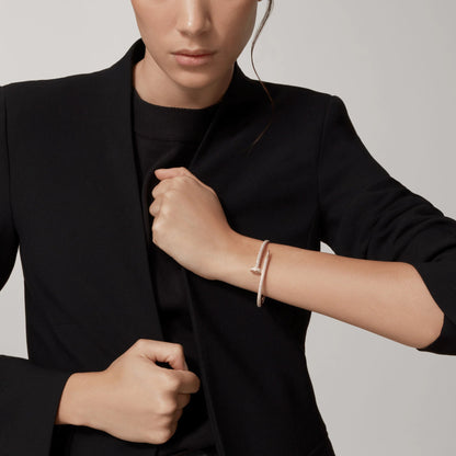 [Zalyn]JUSTE UN CLOU 3.5MM FULL PAVÉ NAIL BANGLE