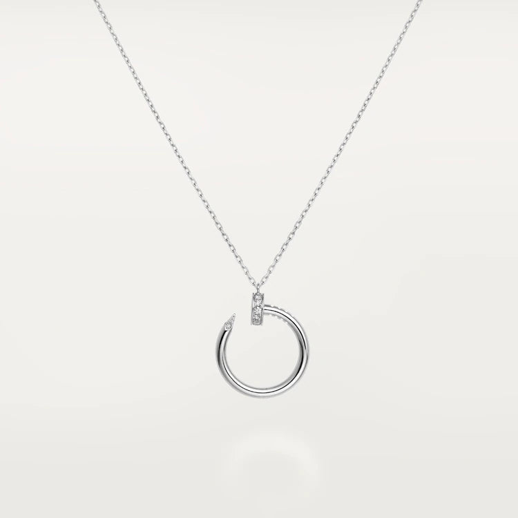 [Zalyn Jewelry ]JUSTE NECKLACE SILVER