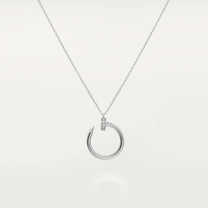 [Zalyn Jewelry ]JUSTE NECKLACE SILVER