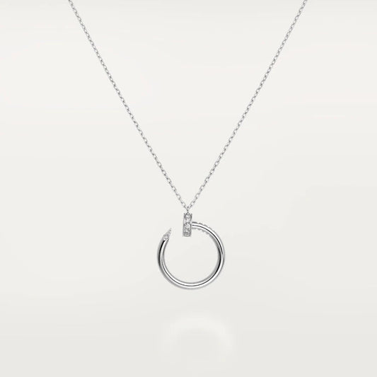 [Zalyn Jewelry ]JUSTE NECKLACE SILVER