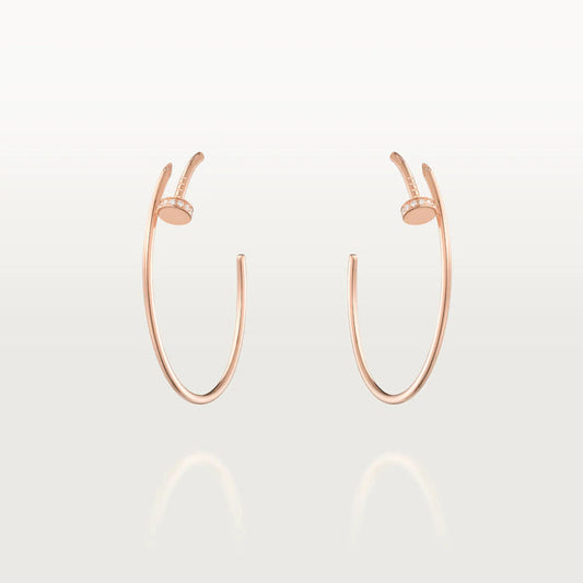 [Zalyn Jewelry ]JUSTE EARRINGS DIAMONDS 1.8MM