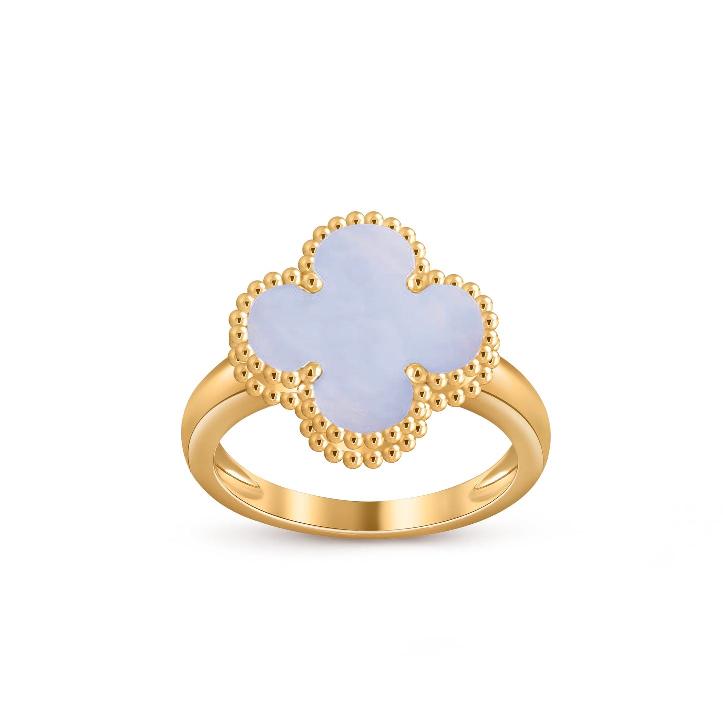 [Zalyn]LUCKY CLOVER VINTAGE GOLD RING COLLECTION
